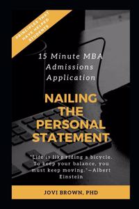 15 Minute MBA Admissions Application