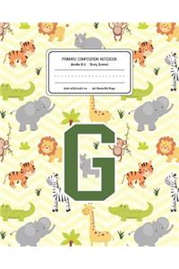 Primary Composition Notebook Grades K-2 Story Journal G