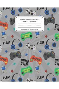 Primary Composition Notebook Grades K-2 Story Journal