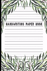 Handwriting Paper Book