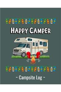 Happy Camper Campsite Log