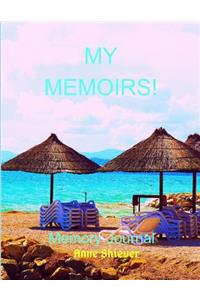 My Memoirs Memory Journal Notebook