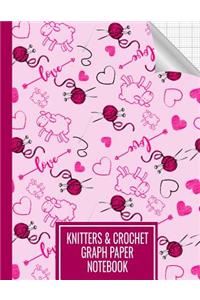 Knitters And Crochet Graph Paper Notebook