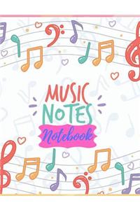 Music Notes Notebook