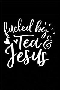 Fueled by Tea & Jesus: Sermon Notes Journal - A christian workbook To Record, Remember And Reflect - Sermon Notes and Reflection on more than 100 days