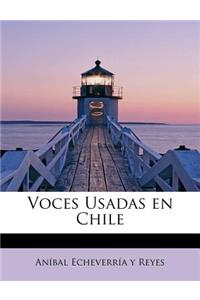 Voces Usadas en Chile