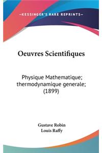 Oeuvres Scientifiques