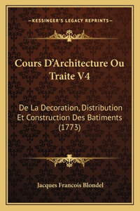 Cours D'Architecture Ou Traite V4