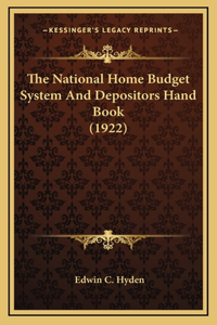 The National Home Budget System And Depositors Hand Book (1922)