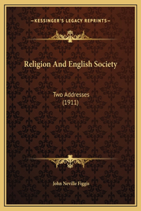 Religion And English Society