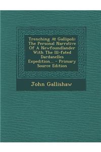 Trenching at Gallipoli: The Personal Narrative of a Newfoundlander with the Ill-Fated Dardanelles Expedition...