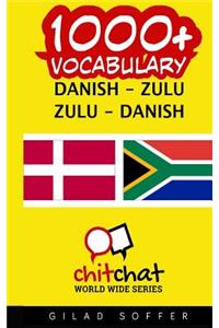 1000+ Danish - Zulu Zulu - Danish Vocabulary
