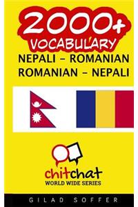 2000+ Nepali - Romanian Romanian - Nepali Vocabulary