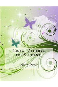 Linear Algebra for Students
