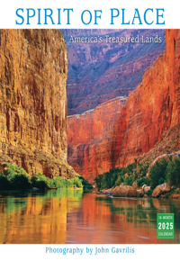 2025 Spirit of Place-- Photography of John Gavrilis Wall Calendar