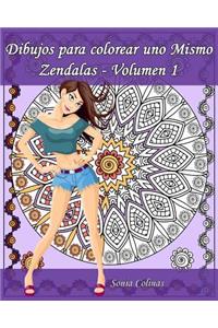 Dibujos para colorear uno Mismo - Zendalas - Volumen 1