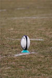 A Rugby Ball on the Playing Field Game Journal