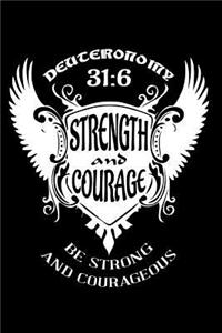 Strength And Courage Deuteronomy 31