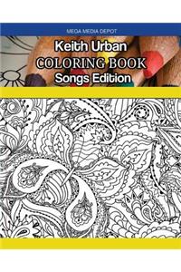 Keith Urban Coloring Book Songs Edition