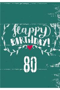 Happy Birthday 80