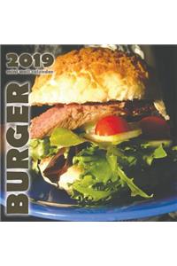 Burger 2019 Mini Wall Calendar