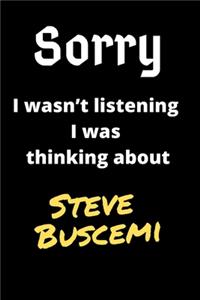 Sorry I Wasn't Listening I Was Thinking About Steve Buscemi