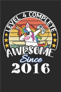 Level 4 complete awesome since 2016