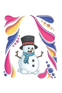 Christmas Snowman Notebook