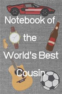 Notebook of the World's Best Cousin