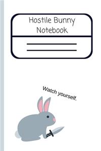 Hostile Bunny Notebook