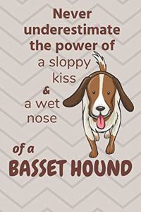 Never underestimate the power of a sloppy kiss and a wet nose of a Basset Hound