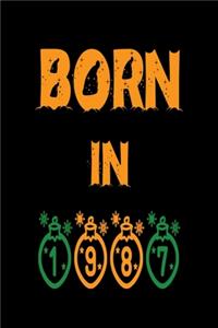 Born in 1987 Notebook Gift