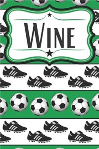 Soccer Wine Diary for Soccer Players