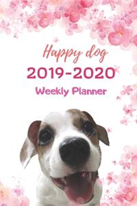 Happy dog, 2019-2020 Weekly Planner