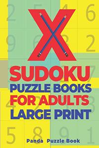 X Sudoku Puzzle Books For Adults Large Print