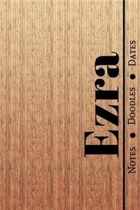 Manly Masculine Notebook with Personalized Monogram Ezra