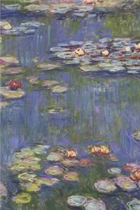 Monet Journal #4: Cool Artist Gifts - Water Lilies Claude Monet Notebook Journal To Write In 6x9" 150 Lined Pages