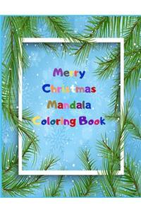 Merry Christmas Mandala Coloring Book