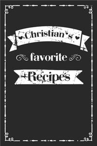 Christian's favorite recipes