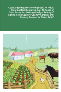 Country Springtime Coloring Book