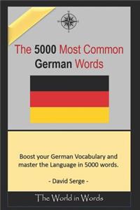 5000 most commonly used German Words