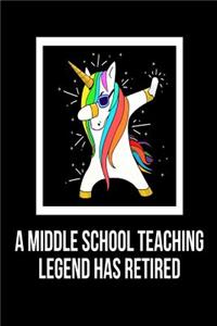 A Middle School Teaching Legend Has Retired