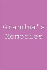 Grandma's memories