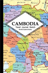 Cambodia Travel Journal Sketch