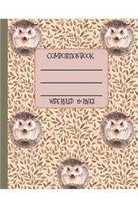 Wide Ruled Composition Book