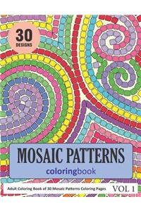 Mosaic Patterns Coloring Book
