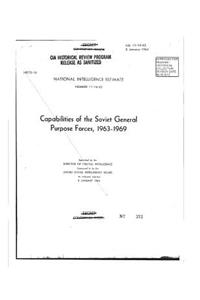 Capabilities of the Soviet General Purpose Forces, 1963-1969