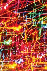 Journal Pages - Neon Lights -Unruled