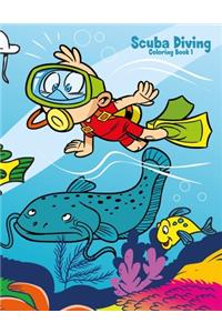 Scuba Diving Coloring Book 1