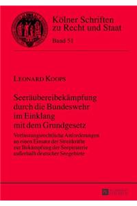 Seeraeubereibekaempfung Durch Die Bundeswehr Im Einklang Mit Dem Grundgesetz